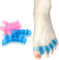 SUNFATT Zehenspreizer,4 Stk,Hallux Valgus Korrektur,Wiederholbare Waschbare Gel Toe spacer,Zehentrenner zum Entspannen der Zehen,um Ballenzehen,Hammerzehen, Hallux Valgus zu lindern.