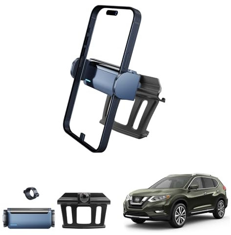 Coleya Auto Handyhalterung Kompatibel mit Nissan X-Trail 2014-2021/Nissan Qashqai 2014-2020, Qashqai Zubehör Electric Handyhalter, 360° Rotation, Kompatibel mit Allen Smartphones 4-7