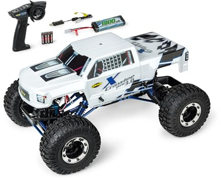 Carson 500404315 1:10 X-Crawlee Pro 3.0 100% RTR - RC Auto, RC Crawler, Offroad Auto, Ferngesteuerter Crawler