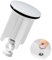 GUIGA Universal Stöpsel Waschbecken 40mm Chrom Abflussstopfen,Abflussstopfen Waschbecken für Alle Handelsüblichen Waschbecken und Bidets, Rostfrei & Dicht