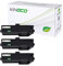 Kineco 3 Toner kompatibel mit Kyocera TK-1150 für Kyocera Ecosys P2235dn P2235dw M2135 M2635 M2735dw - je 3.000 Seiten