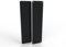 Door Push Finger Plate Protector Acrylic Panel with Screw Holes (300x75mm, Black)