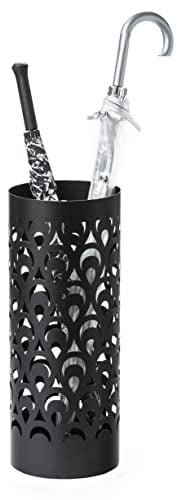 Mango Steam Tall Umbrella Holder, 55 x 22 x 22 cm (Peacock, Black)