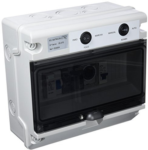 Productos QP Cuadro Electrico CD hasta 2 CV, 50W, Negro, 31x25x27 cm, CE3004