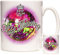 Pink Keep Calm and Keep Dancing 11oz Mug. Glitter Ball Ceramic Mug. Strictly A Gift. Ball Room Dancing Gift