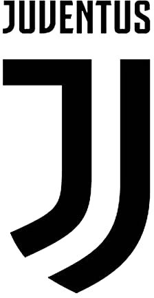 Adesivo con stemma della Juventus (Taglia unica) (Bianco)
