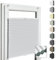 Home-Vision® Premium Doppelplissee Wabenplissee ohne Bohren mit Klemmfix (Weiß-Weiß, B105cm x H120cm) Modern Klemmfix Blickdicht Plissee Sonnenschutz Hitzeschutz Jalousie für Fenster Thermo