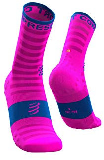 Compressport - Calcetines de running - Pro Racing Socks V3 Ultralight Run High - Ultraligeros - Sujeción óptima, confort superior y control de la humedad - Running, triatlón y multiactividad
