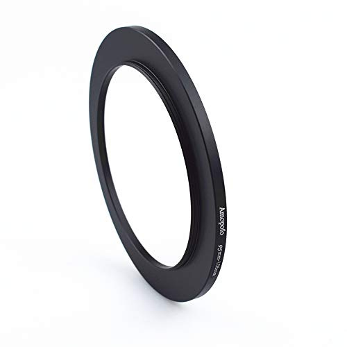 95 mm auf 105 mm Kamera-Filterring / 95-105 mm Kameraobjektiv-Adapter (95 mm auf 105 mm Step-Up-Ringorzubehör), kompatibel mit allen 95 mm Kamera-Objektiven und 105 mm UV-CPL-Filterzubehör