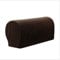 Sofa Armlehnenschutz für Sessel, Sofas, rutschfester Sessel, 2 Stück/Set Fleece Premium Armlehnenbezüge Dehnbar Stuhl Sofa Couch Armschutz Stretch Fit (Dunkles Kaffee)