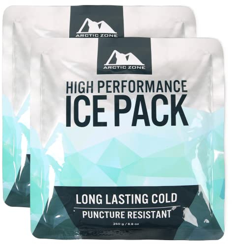 Arctic Zone Mylar-Eisbeutel für Lunchbox oder Kühler, 2 Stück, je 250 g