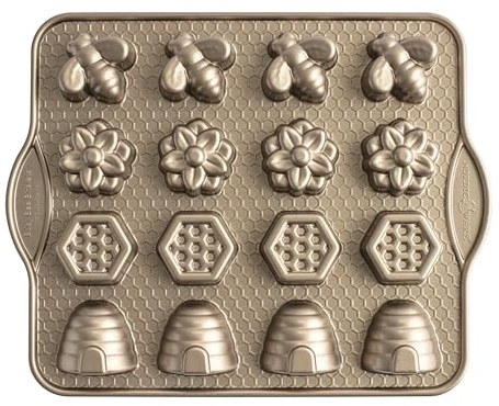 Nordic Ware 94777 Busy Bee 1.75-Cup Bitelet Pan Toffee