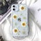Tybiky iPhone 11 Hülle Echte Blumen HandyHülle Transparent Gummi Kristall Schutzhülle Handgefertigten Bunter Getrocknete Blumenart Case Cover für Apple iPhone 11. 4 Chrysanthemen
