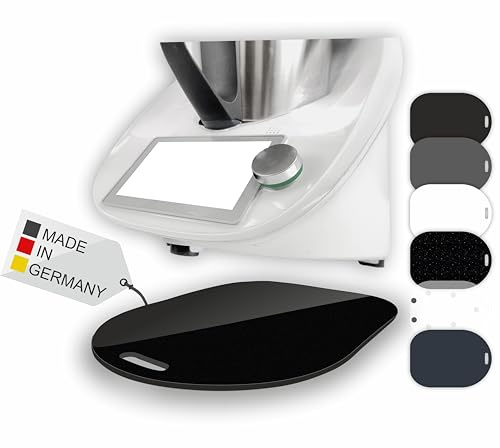 Premium Gleitbrett für den Thermomix - TM5, TM6 & TM31 - Hochwertiger Gleiter aus Premium Acrylglas - MADE IN GERMANY (Granitoptik Schwarz)