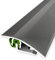 PROVISTON | Barre de seuil pour parquet | 51 x 3-23 x 2700 mm | Aspect inox | Profilé en alu | Profilé de rattrapage | Épaisseur parquet 3-23 mm | 1 pièce