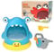 Koolbitz Baby Bath Toy, Shark Bath Bubble Machine Maker for Shower and Bathtub, Bubbles Tub Machine for Swimming Toddlers, Dual Blowing Automatic & Manual With Elephant Attachment