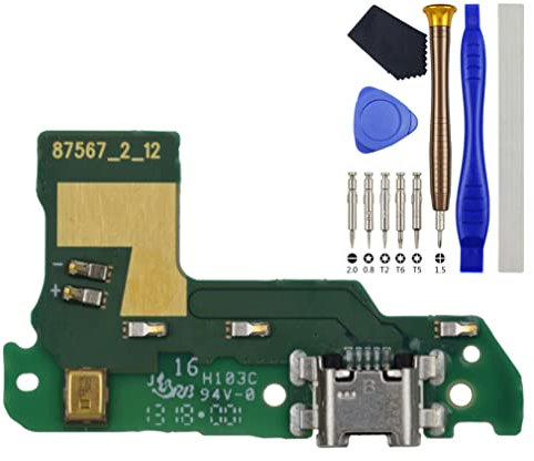 VEKIR Y5 Prime 2018 USB Charger Port Charging Jack Connector Ribbon Flex Cable PCB Board Replacement for Honor 7A with Microphone microUSB 2.0