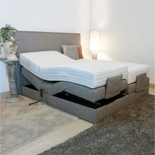 PAARA Boxspringbett Lima GM | Motor | Royal-Matratze mit Topper Komplettset - Made in Germany (Farbe und Härtegrad (H2 - H4) frei wählbar - Bitte nach Bestellung per Nachricht mitteilen, 180 x 200 cm)