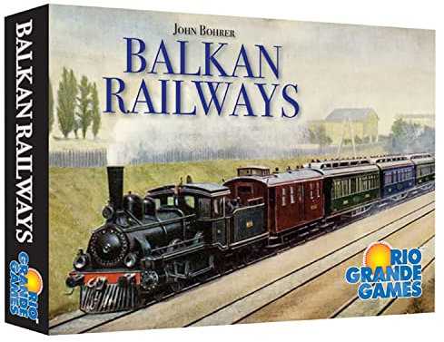 Rio Grande Games: Balkan Railways – Wirtschaftliches Zug-Brettspiel, Wohlstandsaufbau, keine Glücksstyle, Bereichserweiterung ab 14 Jahren, 3-5 Spieler, 45-90 Minuten