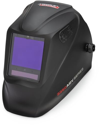 Lincoln Electric K3034-5 Viking 3350 ADV Auto Darkening Welding Helmet with 4C Lens Technology and X6 Headgear, Black