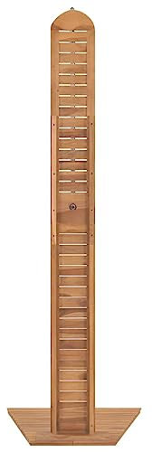 Annlera Doccia da Giardino in Legno Massello di Teak 70x75x204cm Doccia Esterna Doccia da Esterno Giardino Doccia da Giardino Esterno Giardino Doccia per Esterno Doccia da Esterno Doccia Giardino