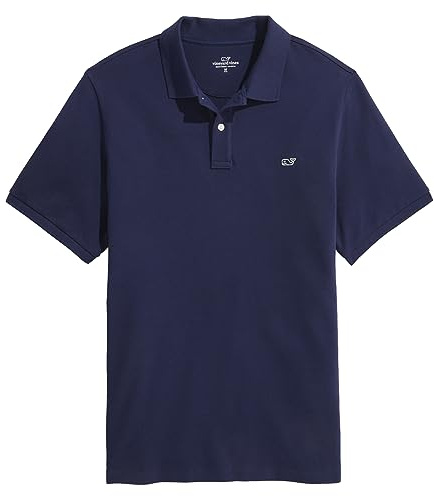 Vineyard Vines Men's Heritage Pique Polo Shirt, Nautical Navy, XL