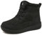 ChayChax Botas Invierno Mujer Botines de Nieve Forro Cálido Cómoda Botines con Cordones Impermeables Aire Libre,Negro,42 EU