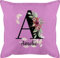 Kissen 50x50 - Anfangsbuchstabe - Buchstabe anpassbar mit Name I Geschenk Initialen - 50 x 50 cm - Pink - Bedrucken Lassen namenskissen Buchstaben a schmusekissen personalisiertes personalisierte