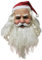 LAANCOO Herren Weihnachtsmann Maske, Weihnachts Latex Maske, Weihnachtsmann Kopfmaske, realistische Weihnachtsmann Alter Mann Maske mit roter Weihnachtsmütze für Party Verkleidung