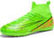 VTASQ Men's Football Shoes High Top Professional Outdoor Training Shoes Teen Training Football Shoes Sports Shoes, Green 1, 8 UK