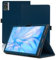 Étui pour OUKITEL OT5S 12 Pouces, OUKITEL OT5S Coque Tablette, Housse de Protection avec Support Pliable, Porte-Crayon et Dragonne, Protection Totale. (Bleu)