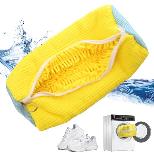 Shoe Washing Bag for Washing Machine,Laundry Shoe Bag For Washer And Dryer,Portable Shoe Washing Bag 360° Cleaning,Reusable Shoe Washing Bag for All Shoe Types And Sizes
