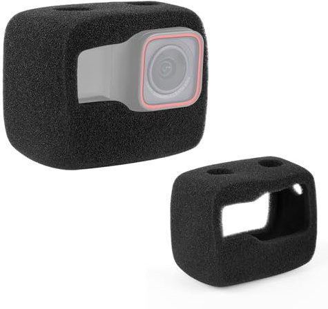 Windslayer - Custodia antivento per Insta360 Ace Pro/Ace, in schiuma, riduzione del rumore, per parabrezza e fotocamera