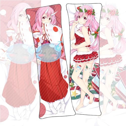 FZYUYU-Anime Körperkissenbezug 「Damals wurde ich als Schleim wiedergeboren」 Shuna Anime Körperkissen Dakimakura Lebensgroßer Körperkissenbezug-Shuna,50x150cm-2WT