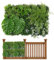 Paneles de pared de césped artificial, 40 x 60 cm fondo de pared de seto, fondo de hierba, plantas de pared verdes artificiales para pared interior, fondo, pared de jardín e interior y exterior