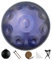 Handpan Instrument, 58cm 9 Note 432HZ/440Hz Hand Pan Drum Handtrommel Steel Tongue Drum Zungentrommel für Yoga, Musikalische Bildung(Purple,432Hz)