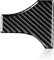 Pexorin Carbon Fiber Auto Innen Rechts Lenkrad Trim Aufkleber Aufkleber Abdeckung, for Ford, for Mustang, for GT 2005-2009 S197 Zubehör Aufkleber für Lenkradrahmen(Black)