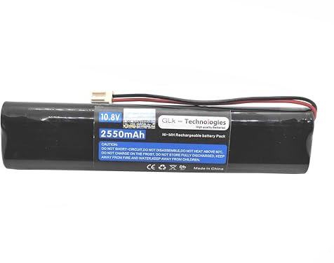GLK-Technologies® | verbesserter | 2X St. High Power Akku für Velux Solarfenster Dachfenster Rollladen mit 9 AA Zellen 10,8V / 2550mAh NiMH mod. 946933/946930 / 846933 (2)