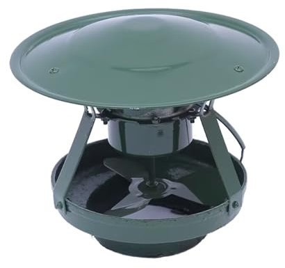 60W Rauchabzug Ventilator, 2800 U/min Geschwindigkeit Geeignet für Schornsteine mit einem Durchmesser von weniger als 12cm, Schornsteinventilator für Hausbesitzer und Hüttenbewohner