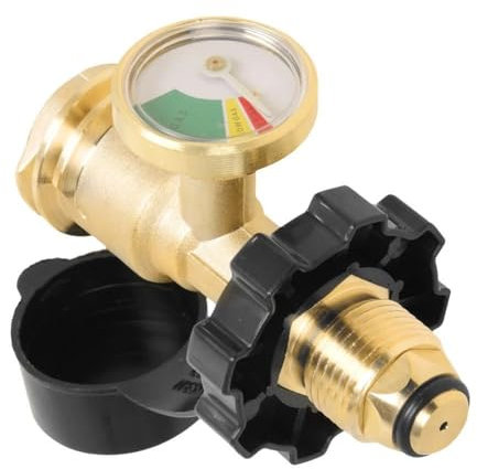 Crozgan Propane Tank Gauge Level Indicator Propane Gas Gauge Pressure Meter Leak Detector for BBQ, Gas, RV Grills Universal Pressure Gauge Level Indicator