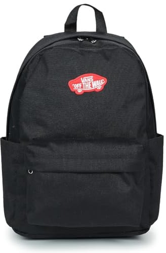 Vans Unisex Old Skool Grom Rucksack, Schwarz und Chili Pepper, Größe M, Schwarz und Chili Pepper, M