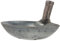 BAZEITFLOW Metal Sifting Scoop Per Pulizia Scopino Metallo Per Sludge e Rifiuti Design Verticale Per Accesso Facile Pozzi e Scarichi Strumento Resistente Per Professionisti Del Settore Edile