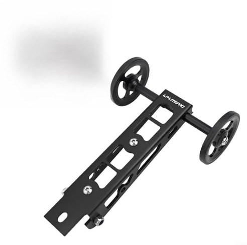 Jotekonoby Easywheel Flaschenhalter für Birdy 1/2/3 Serie, Gepäckträger kompatibel mit RHINE Falträdern, Aluminium-Legierungsrad für Ezwheel, leicht und Si(rot)