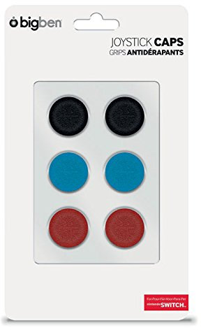 Bigben Interactive GmbH Nintendo Switch - Cap-Set (6 Silikon Schutzkappen für Joy-Con Sticks)