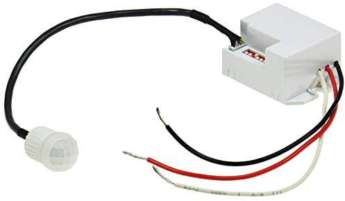 ChiliTec 22261 Détecteur de mouvement encastrable CT-PIR Mini 12 V DC 1-60 W LED Blanc 12 V