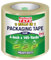 BigMouth Tape - 3 Rollen in 1 - Durchsichtiges Hochleistungs-Verpackungsband - 100mm x 150m