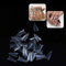 Fake Nail, 500 Stylos Sharp Faux Ongles Art Tips Salon Manucure Décoration, Tips avec 10 Tailles Différentes pour les Salons de Faux Ongles et Nail Art DIY (Transparent)