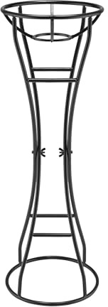 Alpine Corporation SLL1774HH Globusständer aus Metall, für den Außenbereich, 61 cm hoch, Schwarz