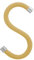 Peppermint Products Loop Hook | Textil-S-KLEIDERHAKEN aus Seil | 5er Set (Sand)
