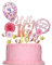 16 Tortendeko Geburtstag Frau,20 Stücke 16 Geburtstag Deko mit 16th Geburtstagskerzen, Kuchen Deko Glitzer Gold Rose Hello 16 Cake Topper Happy Birthday(Gold Silber) (16)